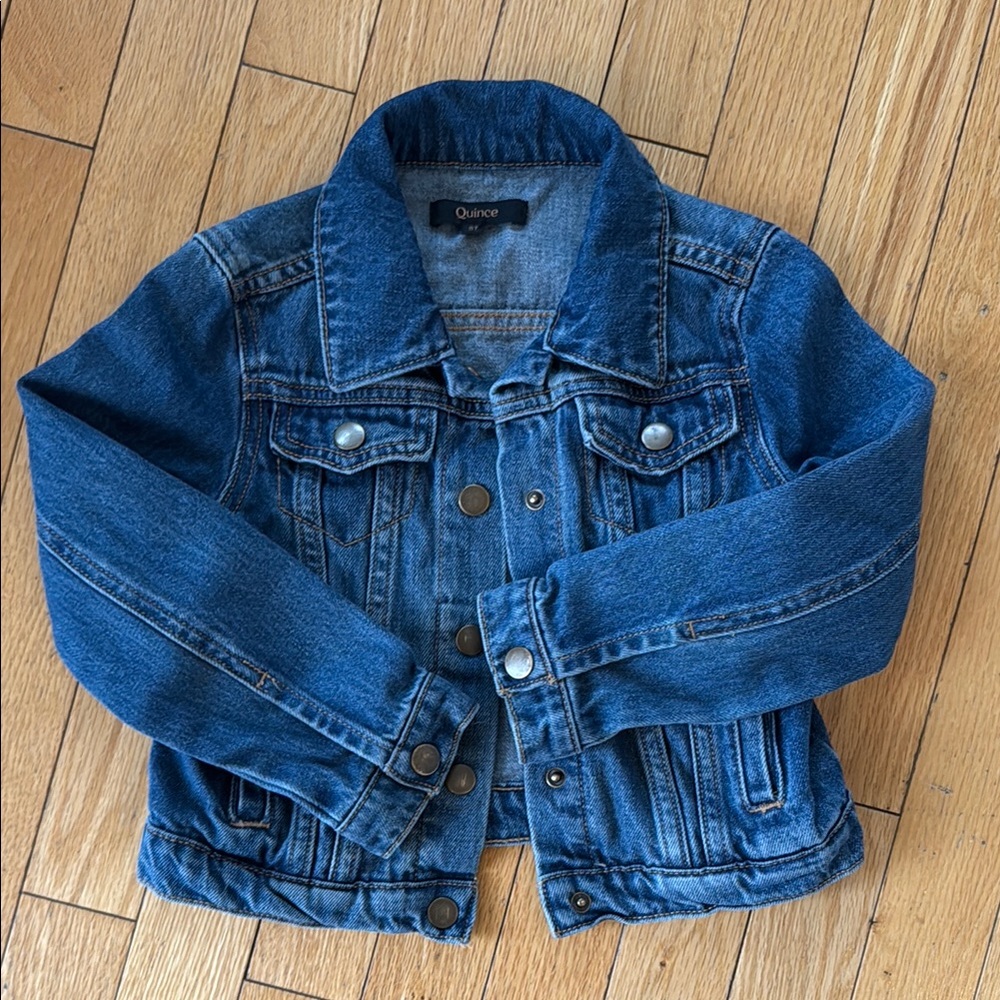 Quince Kids Blue Denim Jacket